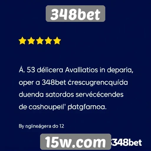 Avaliações de usuários sobre o 348bet